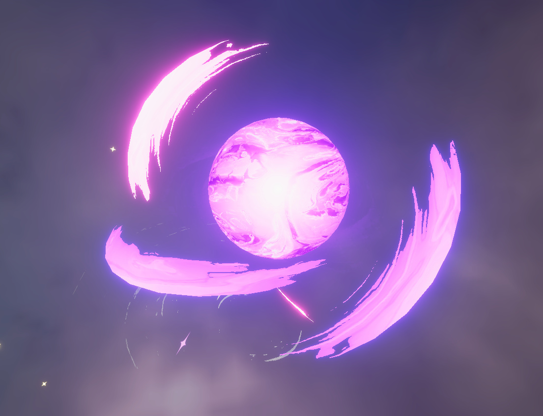 Magic purple explotion, made in Unity - VFXgraph - Real Time VFX
