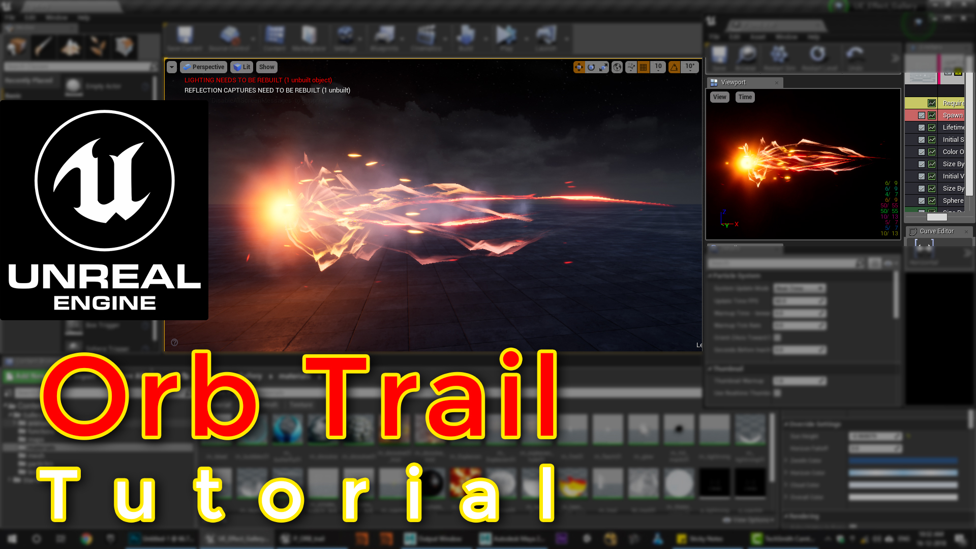 Unreal Engine Orb Trail Tutorial Real Time Vfx