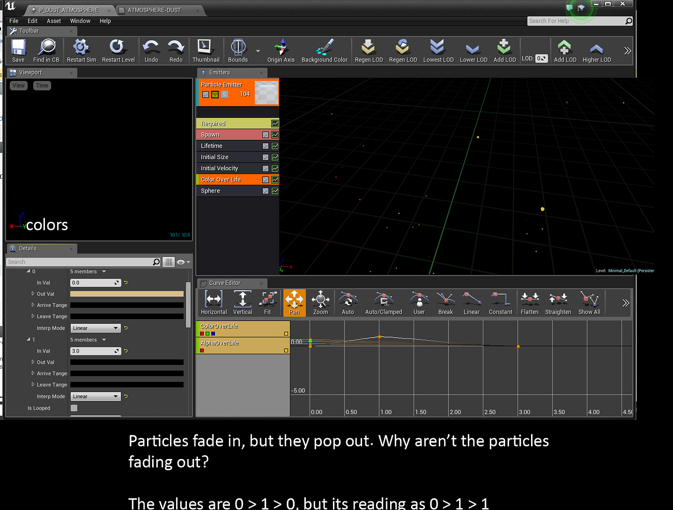 Problem with UE4 SubImage Index Particles (Flipbook) - Real Time VFX