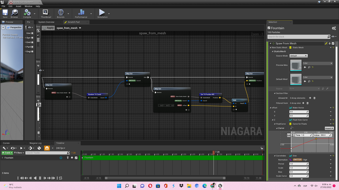 HELP. How to up/down movement UE5 Niagara Real Time VFX