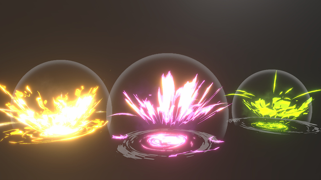 Unity magic explosion vfx Real Time VFX