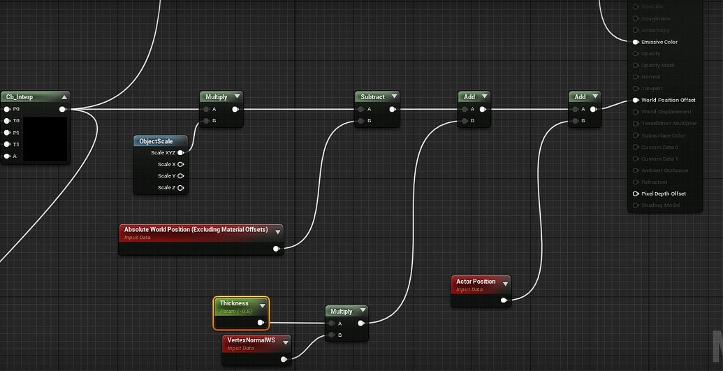 Vertex shader offset for spline interpolation Real Time VFX
