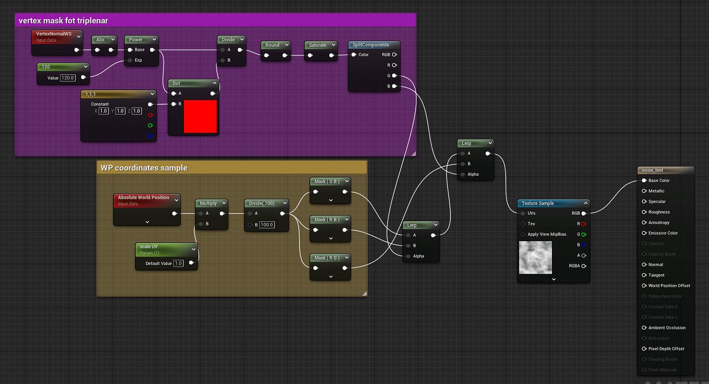 Substitute the node noise in Unreal Engine Material editor - Real Time VFX