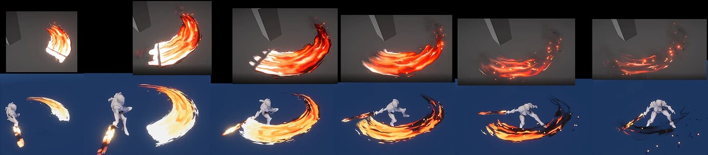 [WIP] [HELP] Fire Slash - Craving for Tips! - Real Time VFX