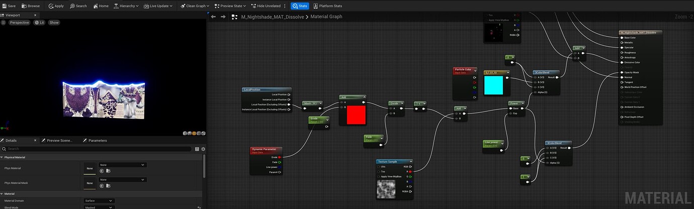 Try to recreate this effect with unreal material - Real Time VFX