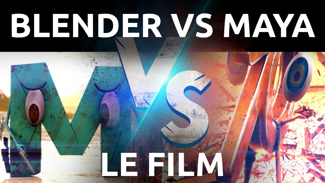 3D Animation Movie Blender 2.9 VS Maya 2021 (part 1 and 2) Real