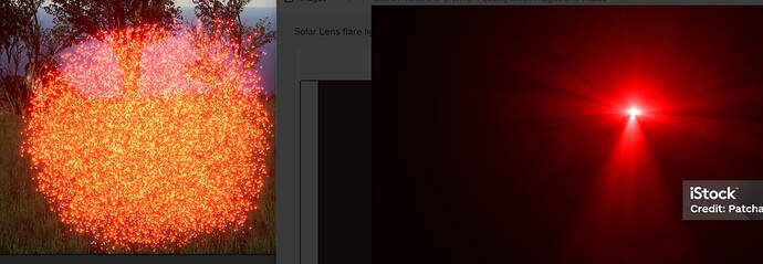 2024-01-23 16_44_19-Solar Lens Flare Light Special Effect On Black Background Stock Photo - Download