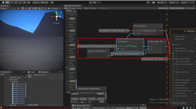 Unity - Control Texture Scrolling Speed over Life