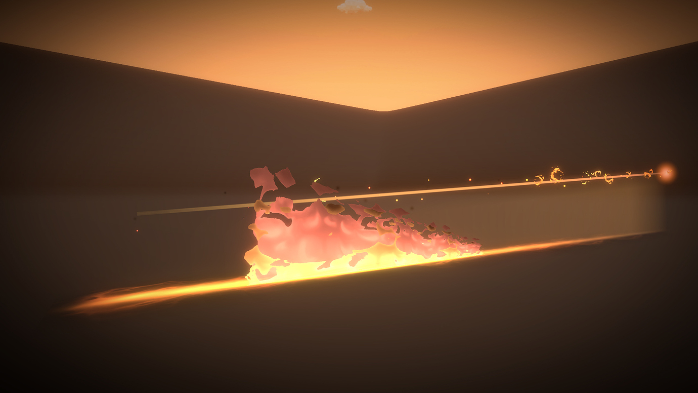 Recreated Phoenix Blaze ability from Valorant. A Fire Wall rising from ...