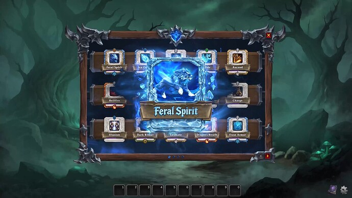 UI Spellbook Card