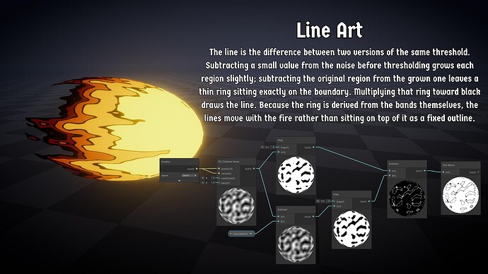 Fire Projectile Line Art