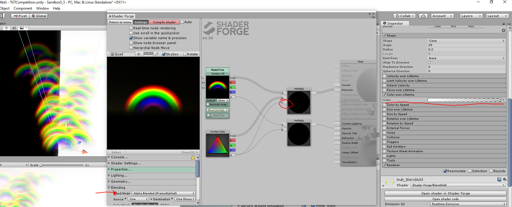 Additive Alpha Blend In Unity Shaderforge Real Time Vfx