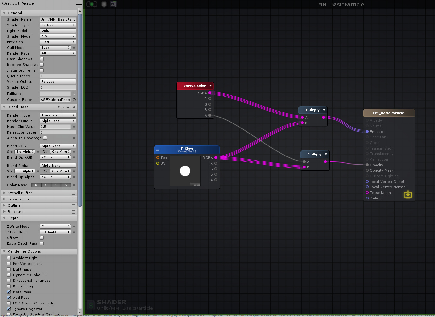 Shader model 5.0. Surface шейдер. Unlit-шейдер. Shader Vertex Color. Example Vertex Shader.