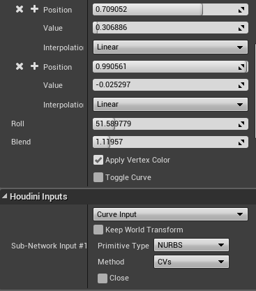 Additional Parameters of wisp tool